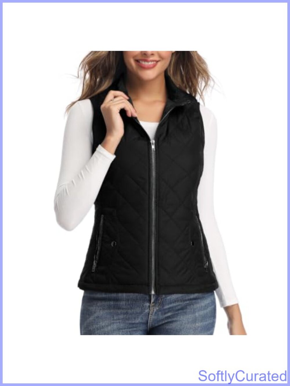 Quilted Vest Lightweight Packable Puffer Gilet